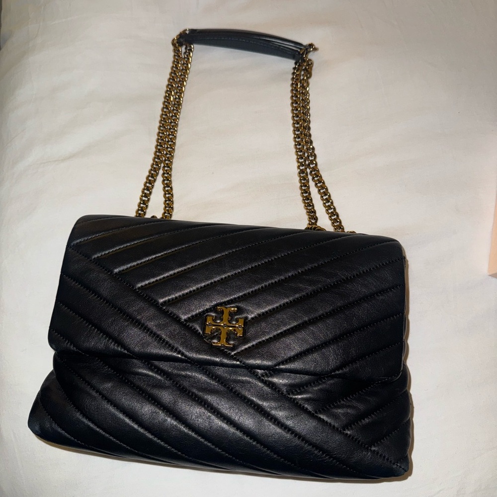 Tory Burch Black Quilted Shoulder Bag